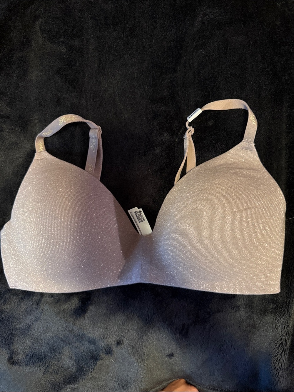 PINK Victoria's Secret Shimmery Taupe Lightly Padded T-Shirt Bra